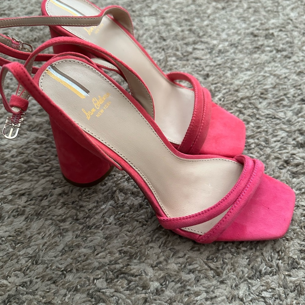 Sam Edelman Pink Chunky Heel